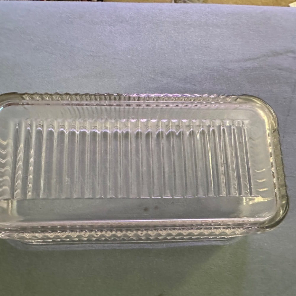 Vintage Federal Clear Glass Refrigerator Dish - Picture 2 of 2